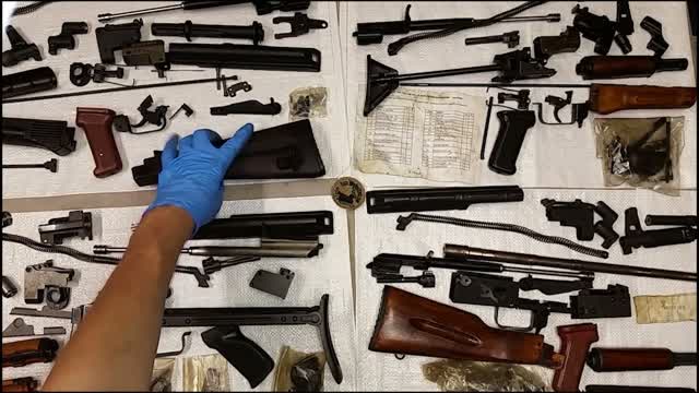 Four AK Parts Kits Compared,  Part 3 - Dust Cover, Rear Trunnion, Bolt Carrier / Gas Piston