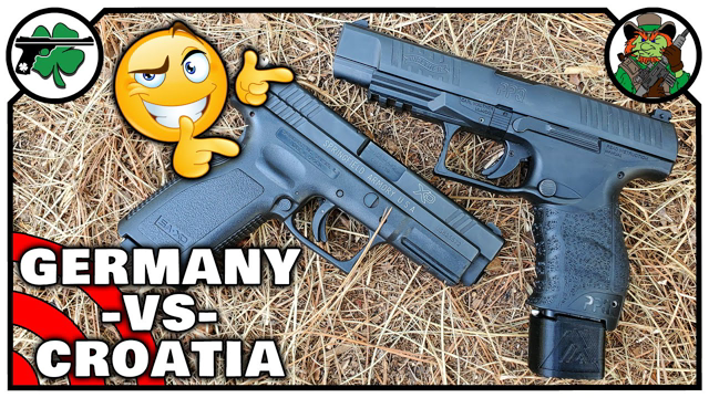 Walther PPQ -VS- Springfield XD 9mm ACCURACY Battle
