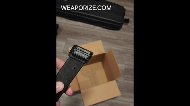 Weaporize GX19 Full Mag Drop Test