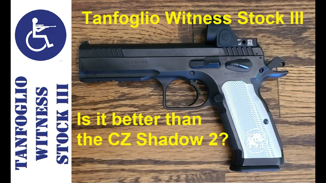 Tanfoglio Witness Stock III milled for Trijicon SRO
