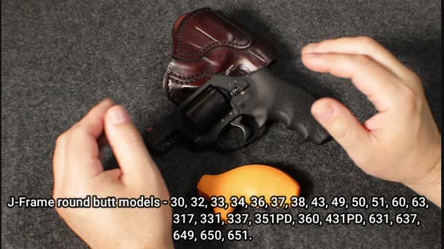 Hogue Grips for Smith & Wesson J-Frames.