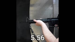 5.56 v 9mm v Suppressed 300 Blackout #shorts