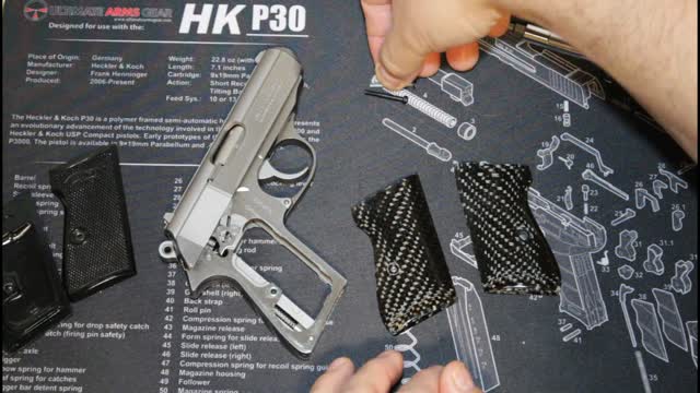 Carbon Fiber PPKs grips