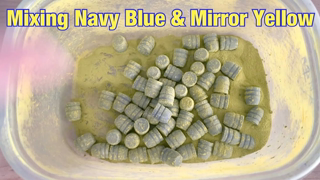 Mixing Eastwood Navy Blue & Mirror Yellow on Lee 452-200-RF Bullets