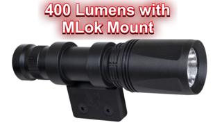 Monstrum 400 Lumens FMK LED Flashlight with M-LOK Mount