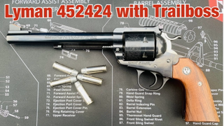 Ruger Blackhawk Bisley 45 Colt Lyman 452424 with Trailboss