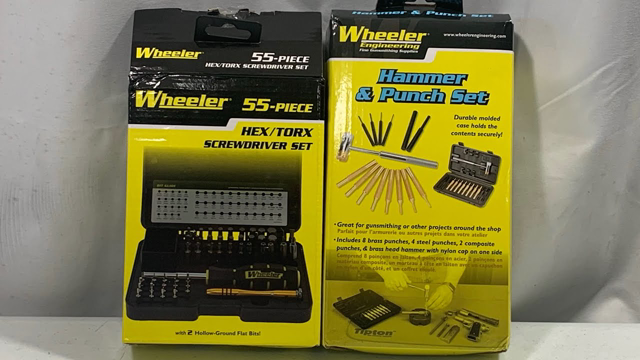 Wheeler Gunsmith Tools 55 Piece Screwdriver Set & Hammer and Punch Set