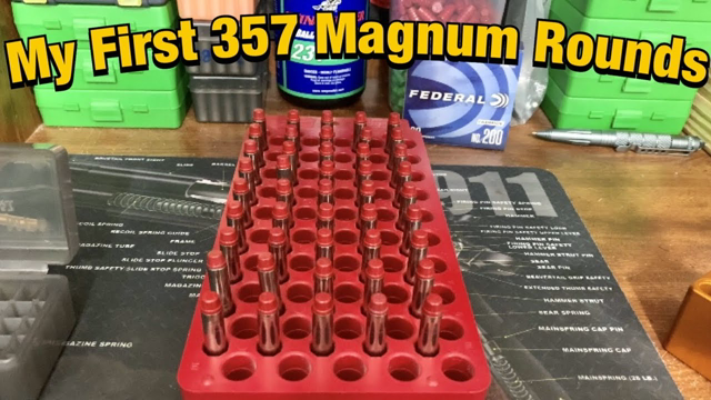 My First 357 Magnum Rounds (Light Load)