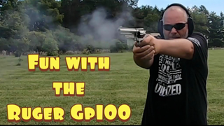 Ruger Gp100 357 Magnum 6 Inch Knocking the Dust off of it