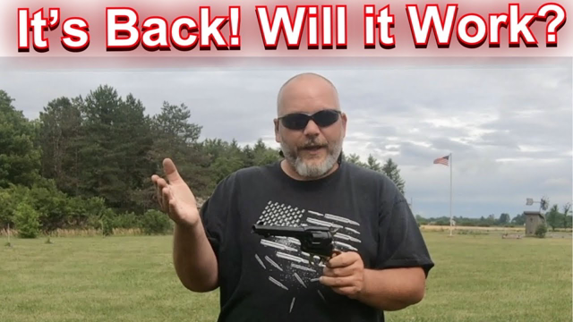 Cimarron Pistoleer 45 Colt First Shots after Repairs - Does it Work?