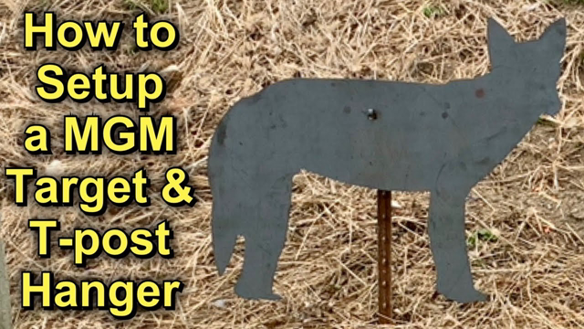 How to Setup a MGM AR550 Target with a MLS T-Post Hanger