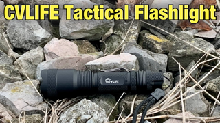 CvLife XML-T6 CREE LED Tactical Flashlight Unboxing and Review