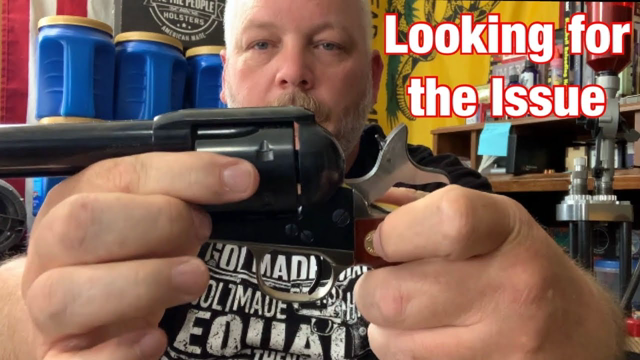 Cimarron Pistolero Trying to Find the Issue