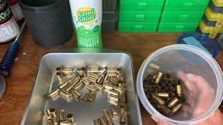 Cleaning brass with Lemi Shine & dish soap