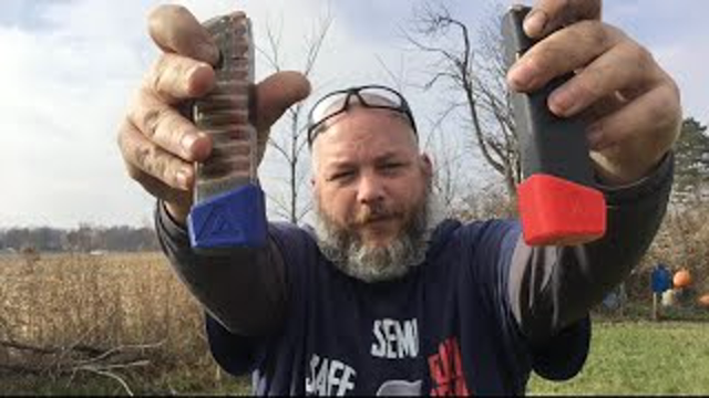 Cain Arms LLC Glock mag extensions (shooting)