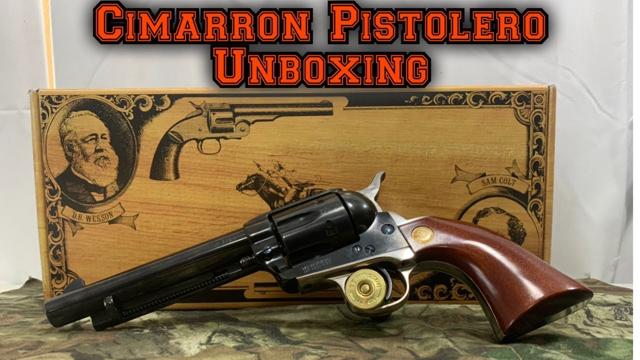 Cimarron Pistolero 45 Colt Single Action Revolver Unboxing (1873 Colt Clone)
