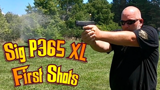 Sig Sauer P365 XL First Shots with Different Ammo