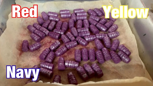 Eastwood Mirror Red, Mirror Yellow, and Navy on Cast Bullets