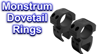 Monstrum 1" Dovetail V2 Scope Rings Review