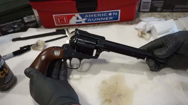 How to clean the Ruger New Blackhawk .357 Mag Revolver!