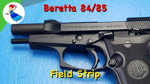 BERETTA 80 SERIES // how to field strip the Beretta 84 Cheetah or Beretta 85 Cheetah