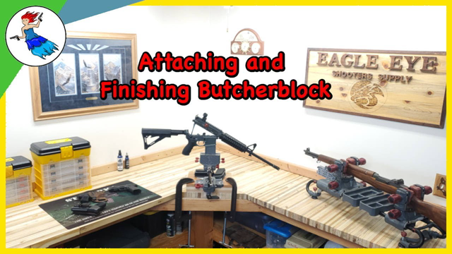 Ultimate DIY Gunsmith Bench Build // Finishing the butcher block