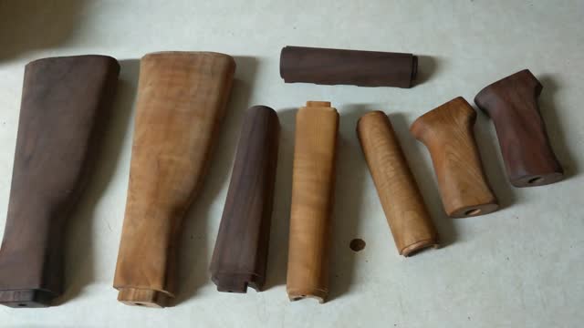 Zastava Ak47 ZpapM70 Tiger Maple Vs Walnut 100% Tung Oil Wood Refinish Part 1