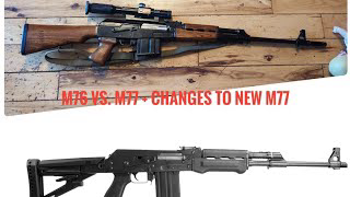 Zastava M77 .308 VS. Zastava M76 8MM Mauser: New M77 Changes explained! Here's the Differences!