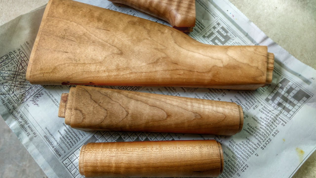 ZPAPM70: Light Maple Wood Refinish 100% Tung Oil with Poly. Ghost's way Before And After Air Drying