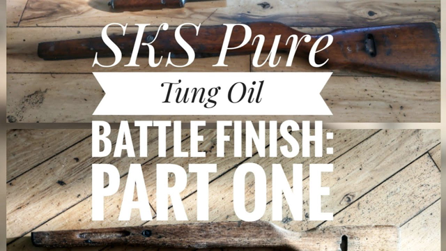 Chinese SKS Stock Refurbishing: Battle Worn Military 100% Tung Oil Finish And Repairs