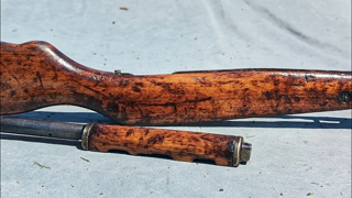 Before and After: Repaired and Refinished Chinese SKS Stock set 100% Pure Tung Oil Type 56 Refurb
