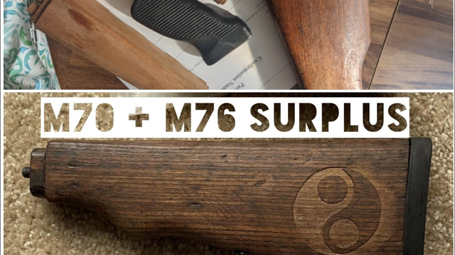 Zastava ZPAPM70 M70 Yugo Surplus Set + M76 DMR Surplus Stock Refurbishing With 100% Pure Tung Oil 4K