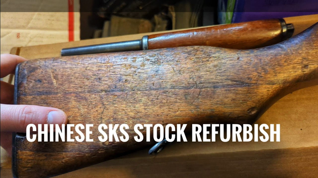 Chinese SKS Stock: Prep for a Military Pure 100% Tung Oil Refurbish Step By Step  SKS Stock Refinish