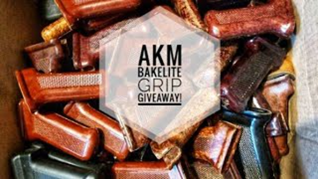 AKM Grips! Romanian Refinished Bakelite Grip Giveaway! Just Like Subscribe And leave a Comment!