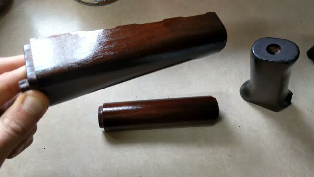 Zastava ZpapM70 Ak-47 Walnut Refinish: Red Mohagany with 100% Tung poly seal