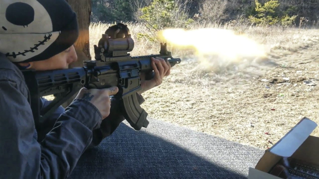 AR47: AR15 Pistol 7.5" 7.62x39 Barrel A2 Flashider Effectiveness? Slow Motion Flamethrower? 2000 FPS