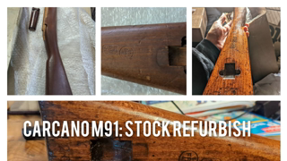 M91 Carcano Calvary Carbine Stock: Pure 100% Tung Oil + Dark Tung Refurbish Step By Step Refinish 4k