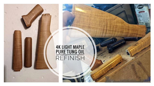 Zpap: Light Maple Furniture Refinish Pure Tung Oil with Polyurethane Seal Pulling out stripes in 4K