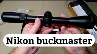 Nikon buckmaster 3x9x40 unboxing and initial impressions