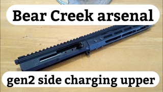 NEW Bear creek arsenal 10.5" gen2 5.56 side charging upper, unboxing and first impression.