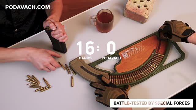 Podavach U-LOADER vs. Hands loading