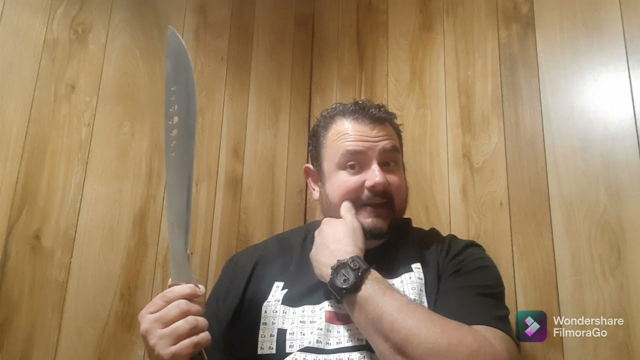 Buckshot Knives Book Of Eli Replica Kukri Style Machete, First Look.