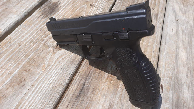 Tisas ZiganaPX9 Shooting From The Bench 11 Yard Group Using Callaway Ballistics 9mmLuger115GrainTMJ