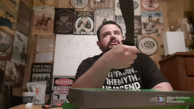 Schrade SCHF48 Jethro 18in S.S. Full Tang Fixed Blade Knife Unboxing. Sent By Kyle Is Doing Stuff