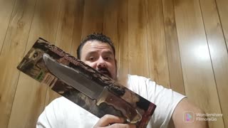 Febuary Knife Giveaway Entry Video. Mossy Ok Wood Bowie, Provided By Kyle Is Doing Stuff.