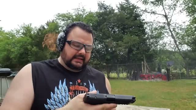 S&W M&P 2.0 10mm With Armscor 180 FMJ. Shooting 41 rounds to celebrate my 41st Birthday.