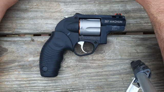 Taurus 605 Protector Issue. It's Clear And Has Snap Caps In The Cylinder