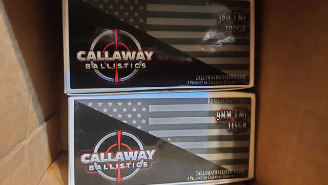 Callaway Ballistics Package Of Ammo, Unboxing. Quality Secured Packaging. Great Company, Great Ammo.