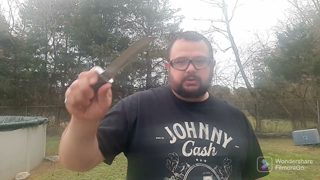 Harbor Freight Gordon Model GK 20 Bowie Knife Review and Torture Test. Buck 110 clone. #knives