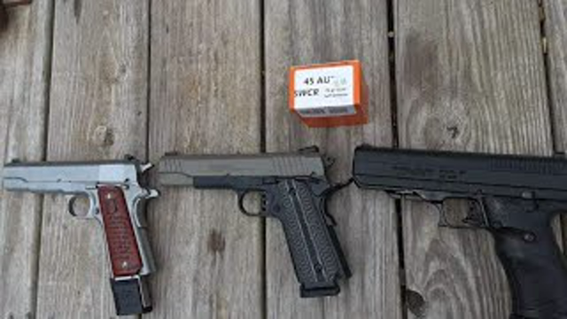 SCWCR 78 Grain 45ACP SCHP Group Test. Remington R1, Taurus PT1911, Hi-Point JHP 45.